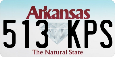 AR license plate 513KPS