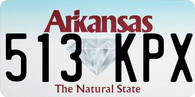 AR license plate 513KPX
