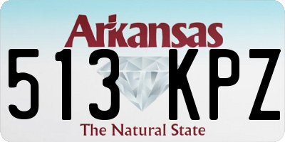 AR license plate 513KPZ