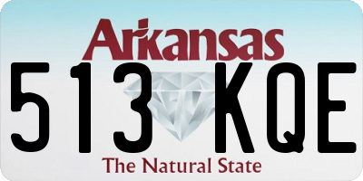 AR license plate 513KQE