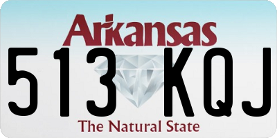 AR license plate 513KQJ