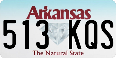 AR license plate 513KQS