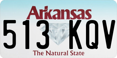 AR license plate 513KQV