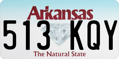 AR license plate 513KQY