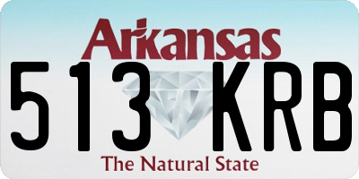 AR license plate 513KRB