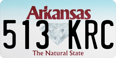 AR license plate 513KRC