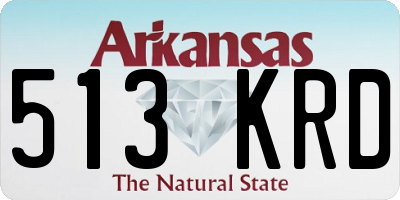 AR license plate 513KRD