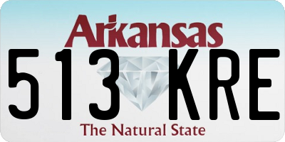 AR license plate 513KRE