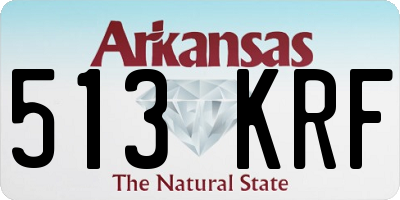 AR license plate 513KRF
