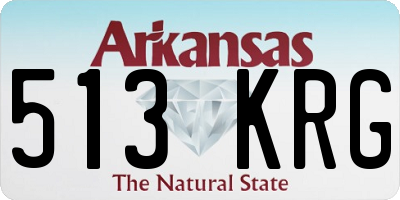 AR license plate 513KRG