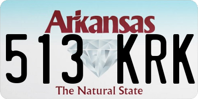 AR license plate 513KRK