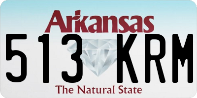 AR license plate 513KRM