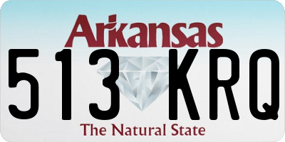 AR license plate 513KRQ