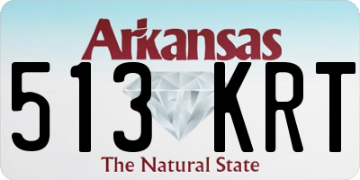 AR license plate 513KRT