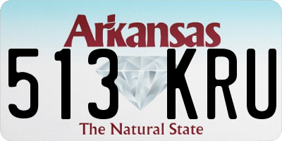 AR license plate 513KRU