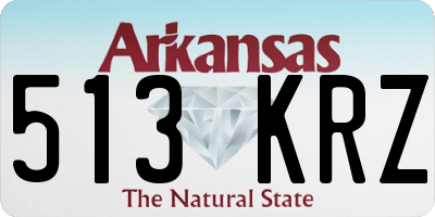 AR license plate 513KRZ