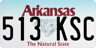 AR license plate 513KSC