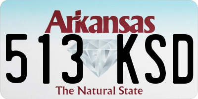 AR license plate 513KSD