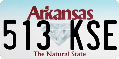 AR license plate 513KSE