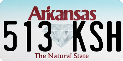 AR license plate 513KSH