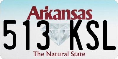 AR license plate 513KSL