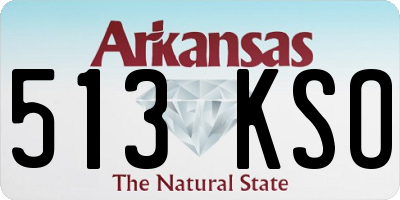 AR license plate 513KSO