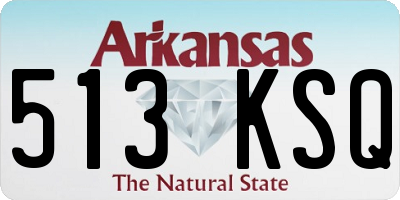 AR license plate 513KSQ