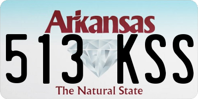 AR license plate 513KSS