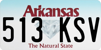 AR license plate 513KSV