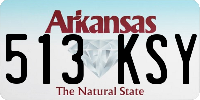 AR license plate 513KSY