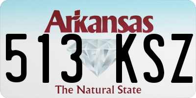 AR license plate 513KSZ