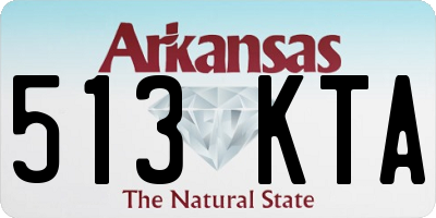 AR license plate 513KTA