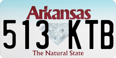 AR license plate 513KTB