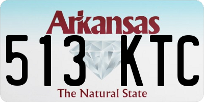 AR license plate 513KTC