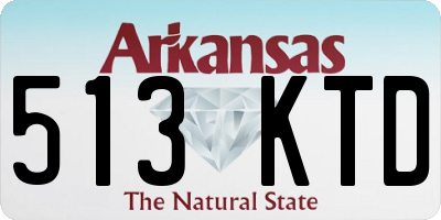 AR license plate 513KTD