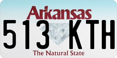 AR license plate 513KTH