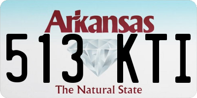 AR license plate 513KTI