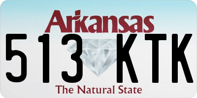 AR license plate 513KTK