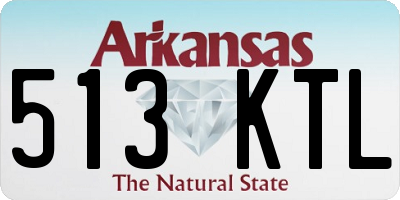 AR license plate 513KTL