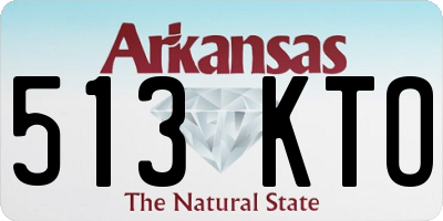 AR license plate 513KTO