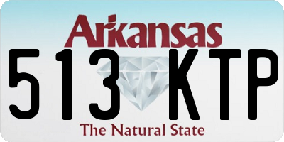 AR license plate 513KTP