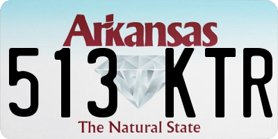 AR license plate 513KTR