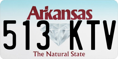 AR license plate 513KTV