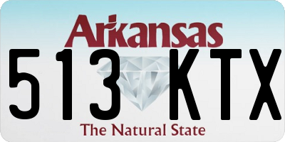 AR license plate 513KTX