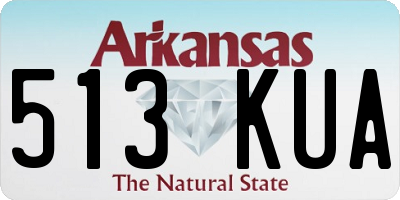 AR license plate 513KUA