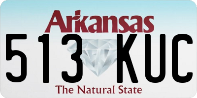 AR license plate 513KUC