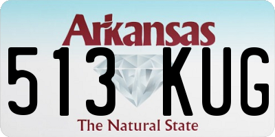 AR license plate 513KUG