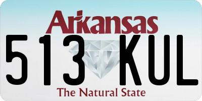 AR license plate 513KUL