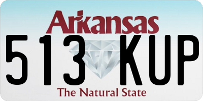 AR license plate 513KUP