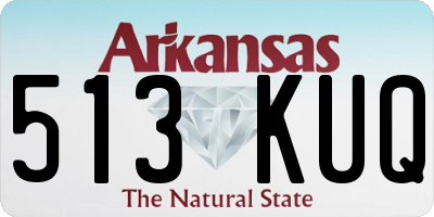AR license plate 513KUQ